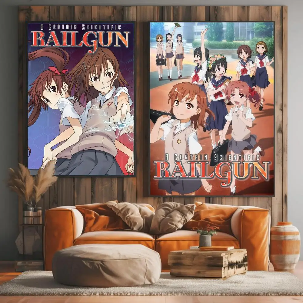 anime A-A Certain Scientific Railgun-N Painting Calligraphy Elegant Botanical Decor for Living Room Modern Interior Design