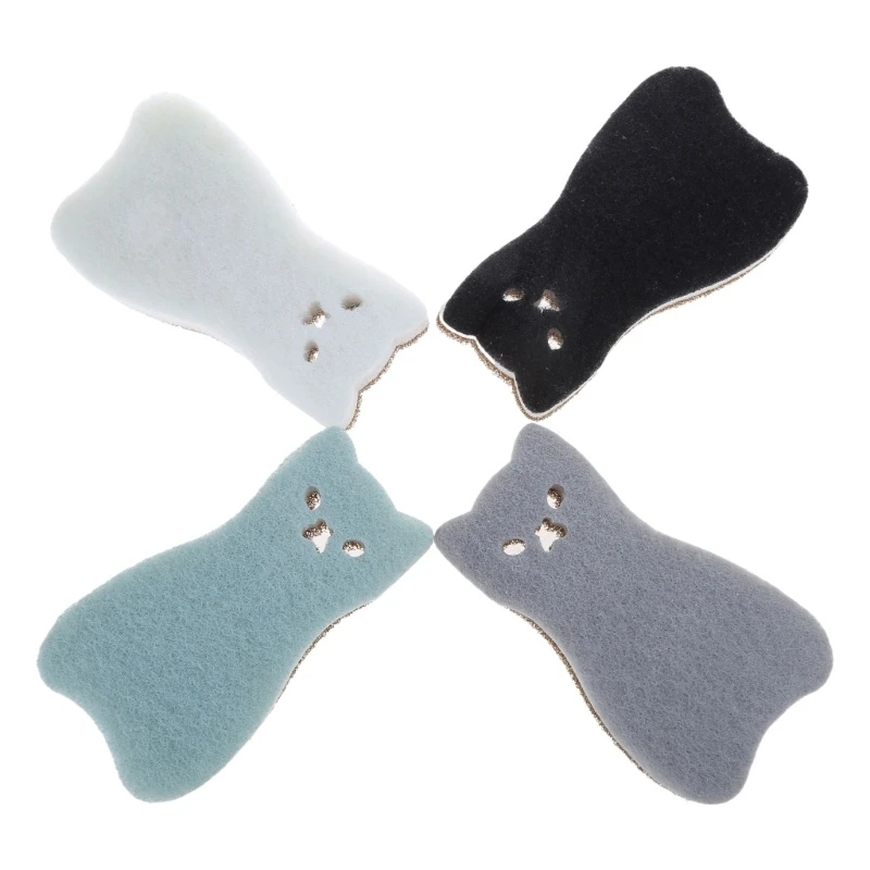 4PCS Cleaning Sponge Lovely Cleaning Sponges Gentled Suitable for Different Cleaning Tool Dropsale