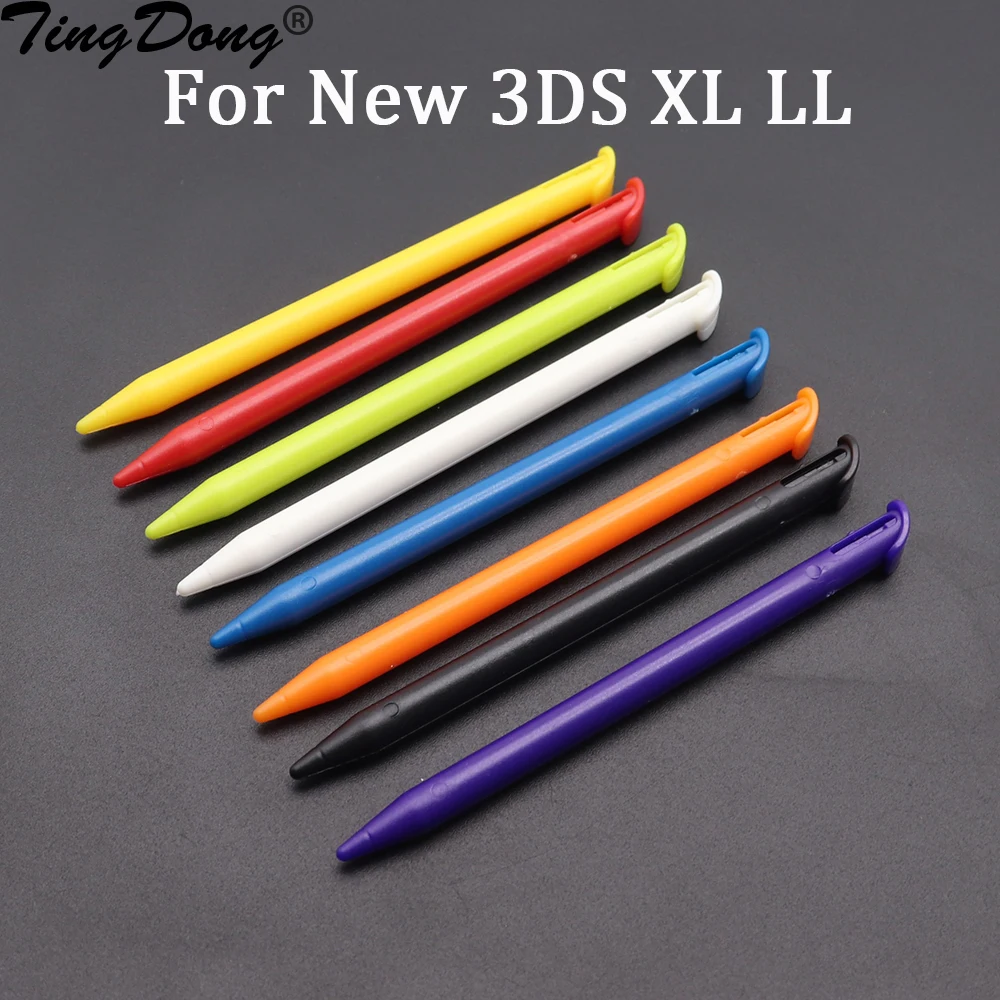 For New 3DS XL LL Stylus Plastic Touch Pen Compact Stylus Screen Stylus Pen 8 Colors For NEW 3DS LL/XL
