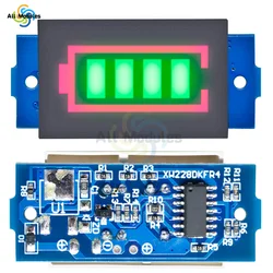 1S/2S/3S/4S/6S/7S Lithium Battery Capacity Indicator Module Green Display Electric Vehicle Battery Power Tester Li-ion