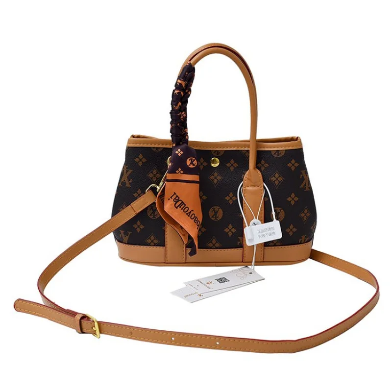 

Роскошная простая однотонная большая сумка с винтажным дизайном, большая вместимость для женщин, для отдыха, бизнеса и покупок