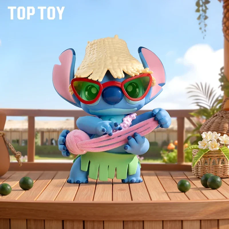 

TOPTOY Disney Stitch in Cute Outfits Series Blind Box Mystery Box Toys Kawaii Ornaments Figurines Home Decor Desktop Model
