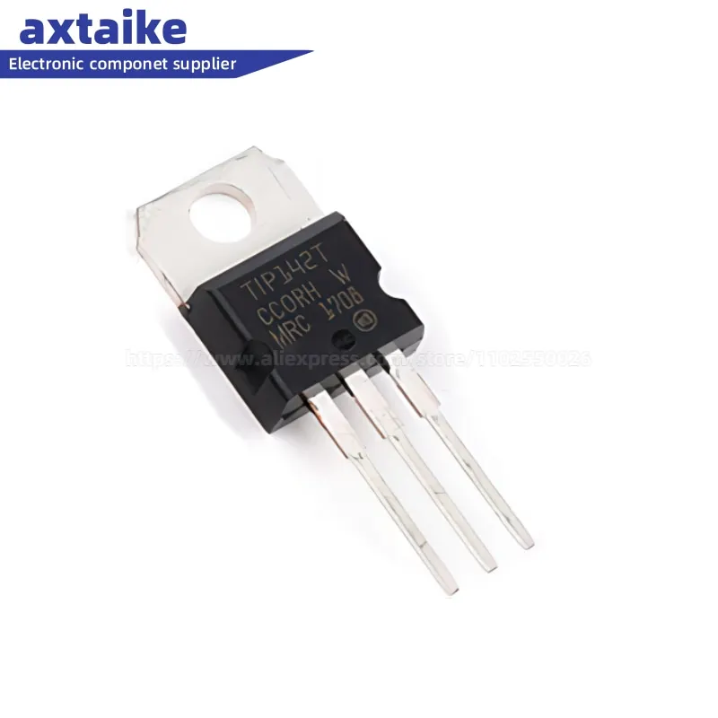 10 Buah TIP142 TIP142T TIP147 TIP147T TO220 10A 100V NPN PNP DIP Komplementer Power Darlington Transistor