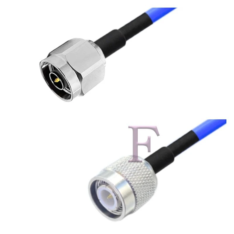 

RG402 Coax Cable N type male plug to TNC male Connector Crimp for RG402 High Frequency Test Semi Flexible 50ohm Fast Brass