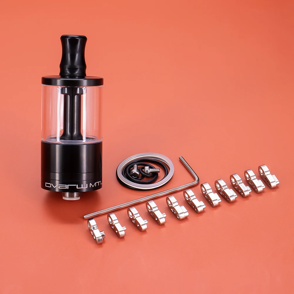 Dvarw semprotan udara, MTL CL RTA-22mm tangki Atomizer 2ml/3.5ml/5ml 316 SS 11pc Pin udara Vs Dvarw MTL RTA VS Yftk