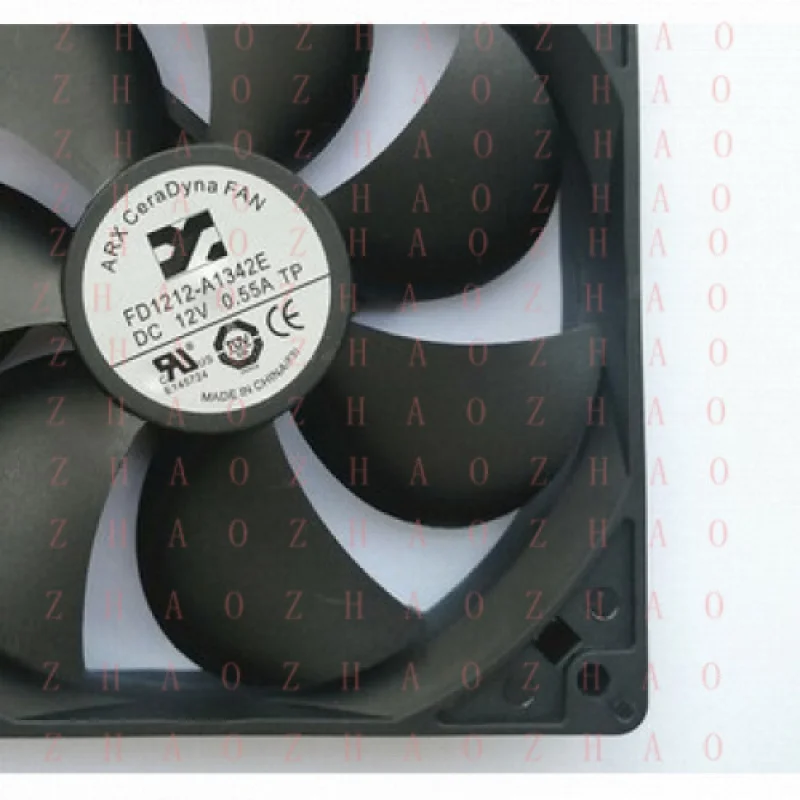L+ for FD1212-A1342E DC12V 0.55A TP 12025 2PIN ARX CeraDyna power supply Cooling Fan