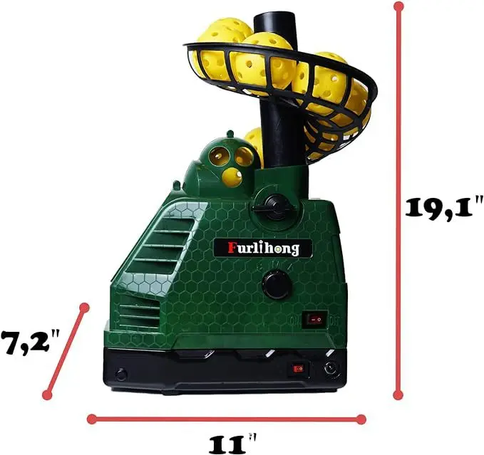 680PBH Pick Ball Lancio della macchina Rete di ritorno Pratica singola Strike Pick Ball Attrezzatura per l'allenamento della macchina di servizio