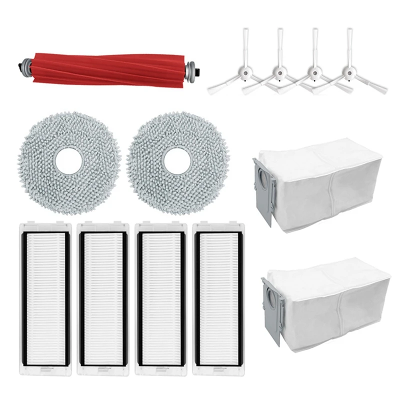 

For Roborock Q Revo /Roborock P10 Robot Vacuums Main Side Brush Hepa Filter Mop Cloths Rag Dust Bag Parts