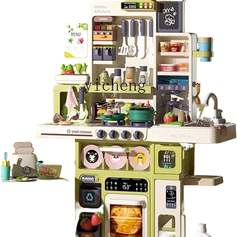 Play House Kitchen Toys Suit Baby Girl The Simulation For Cooking Cooking KitchenwareR13