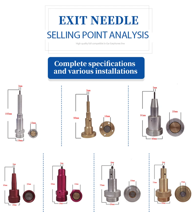 M24 M26 Dot Peen Marking Needle 2mm 3mm 4mm, Replacement Stylus for Pneumatic Dot Peen Marking Machine Parts