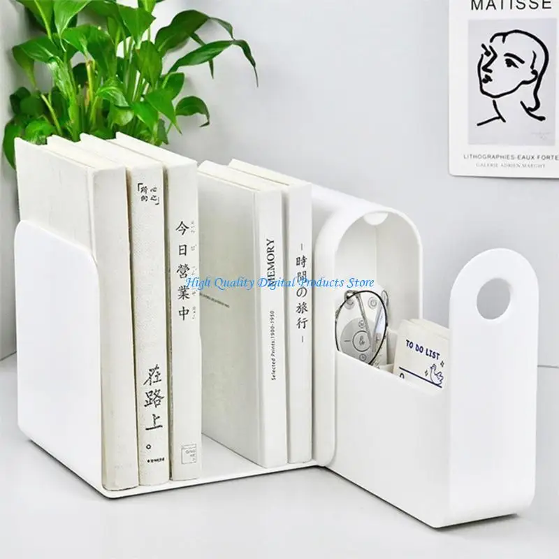 

U2JE Stationery Storage Box Desk Bookshelf Storage Rack Desktop Bookshelf