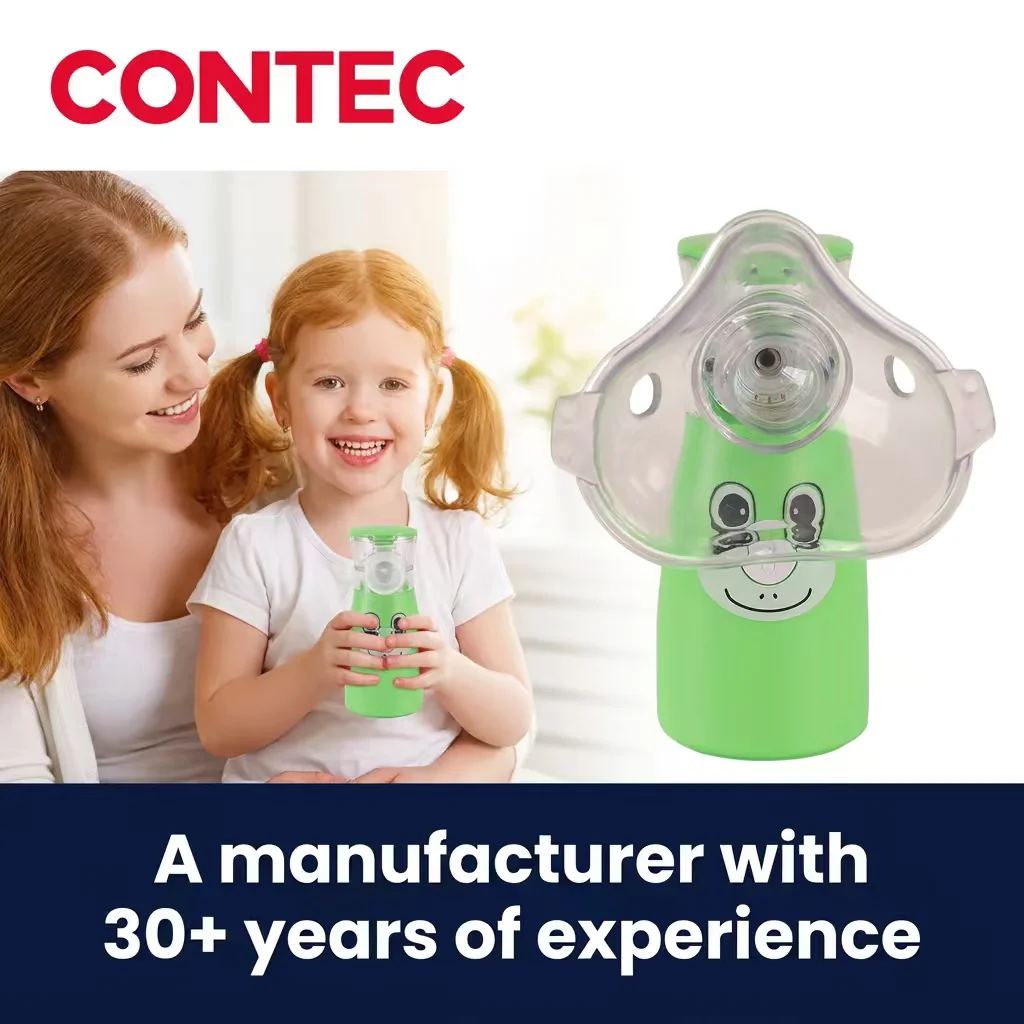 contec-ネブライザー子供用ハンドヘルドポータブルメッシュネブライザーサイレント超音波ネブライザー幼児用オートマイザー