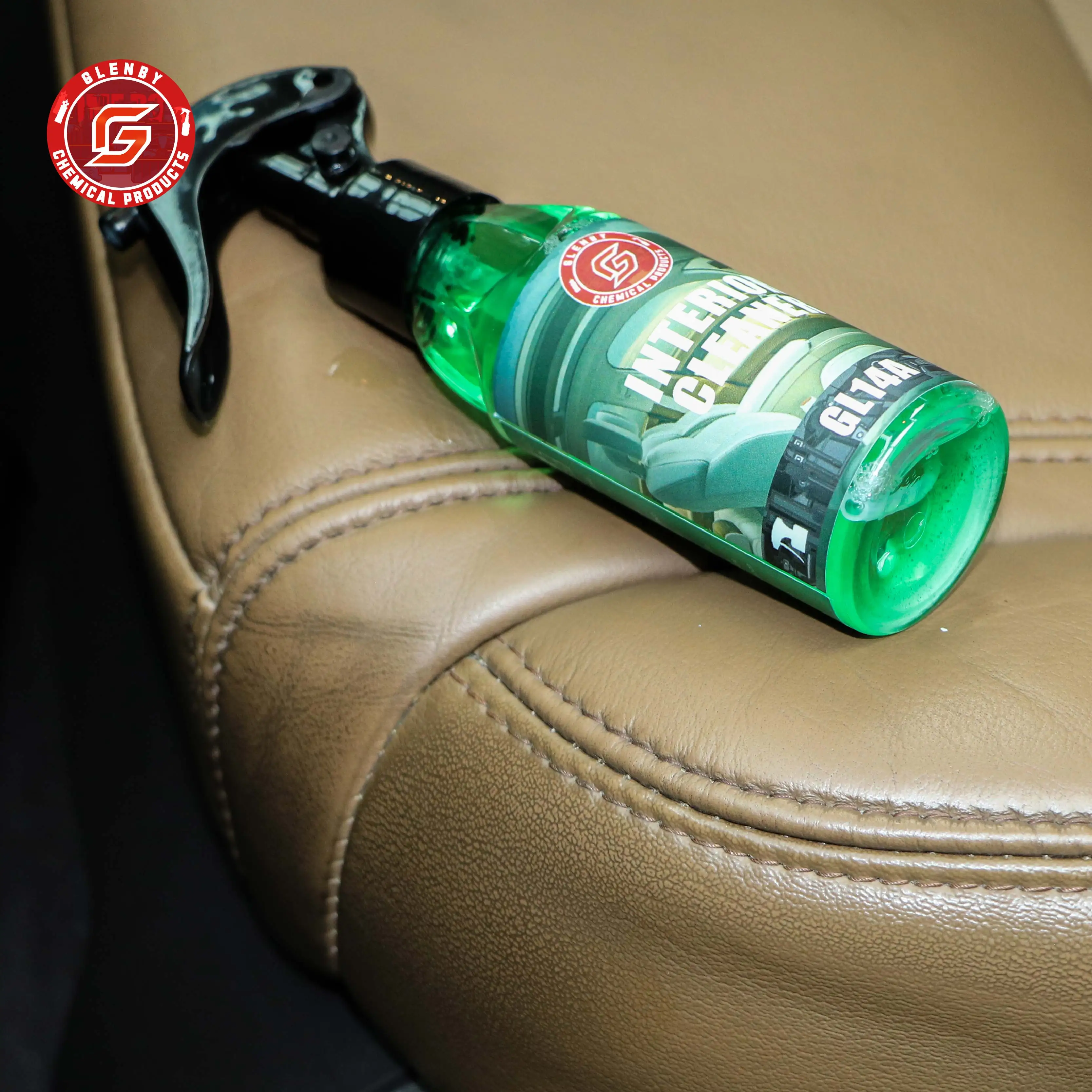 GLenby 100ML /200ML Car Foam Cleaner Neutral PH for Leather Woven Fabric Seat Decontamination Car Interior Cleaner Spray Tool