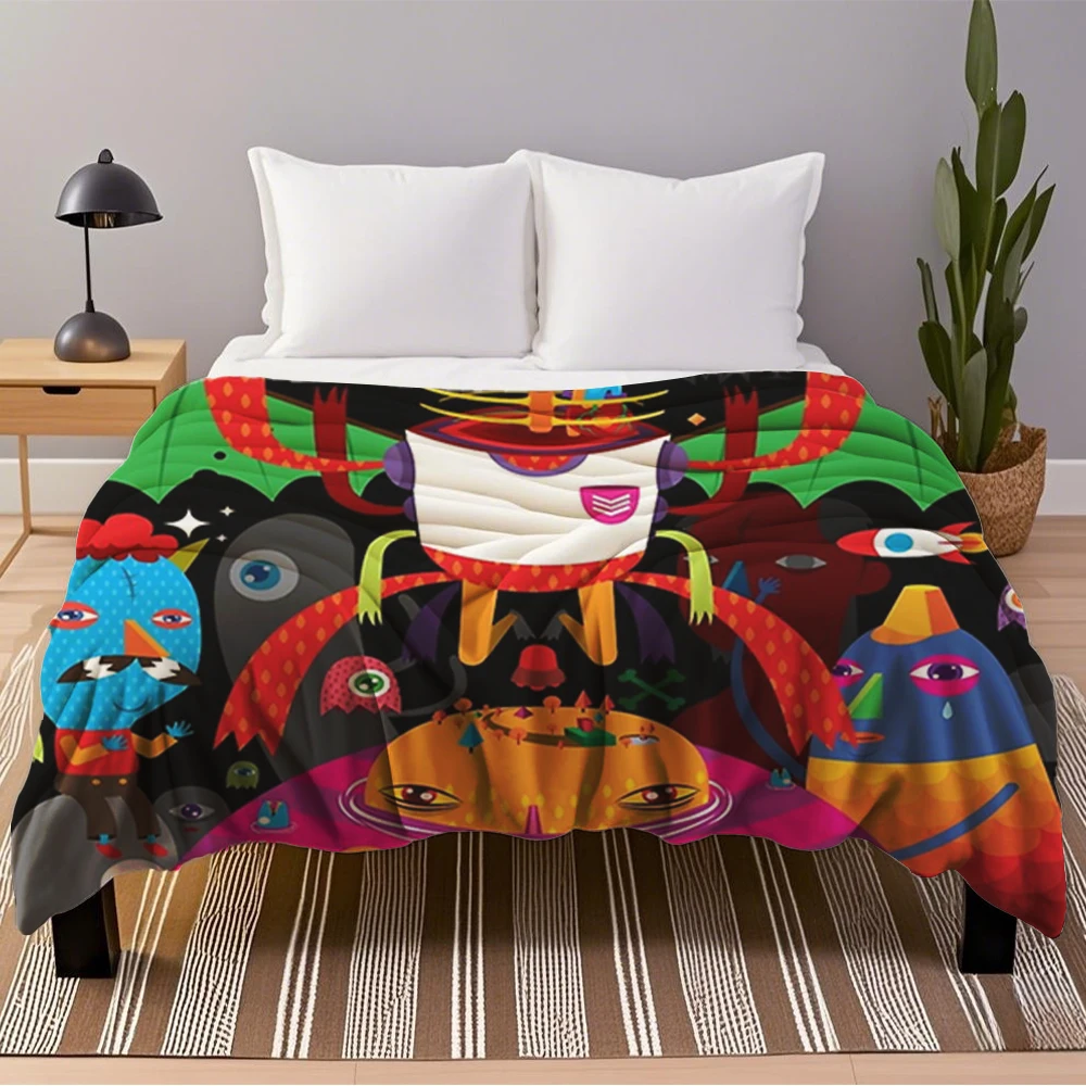 

Seasonal Decor Zen Flannel Bed Blankets Brain Tumor Throw Blanket Bedsheet Moisture-Wicking Blanket For Pets Hotels Sofa Living