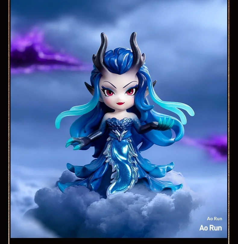 Echte POPMART Ne Zha The Devil's Sea Classic Character Series Figur Blind Box Anime Desktop-Dekoration Ornament Geschenk für Sammler – Detail 9