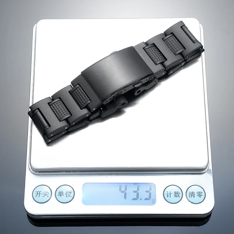 For Casio Big Mud King 2rd 5678 GWG-2000/2040 Modified Lightweight Plastic Steel Strap Hybrid Plastic Stainless Steel watch band - view 2