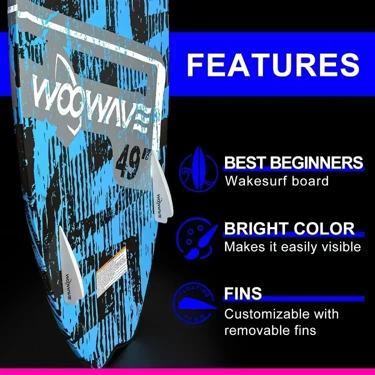 

For For Wholesale 49'' Wakesurf Board Glass Fiber Board Stand Up Paddle Board Surfboard