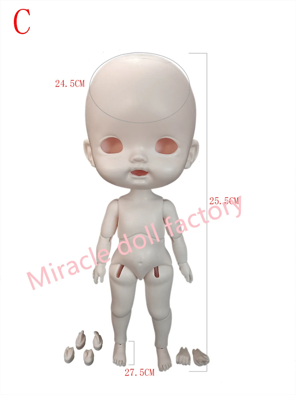 1/6 Q-baby bjd doll huniu resin toy birthday gift makeup