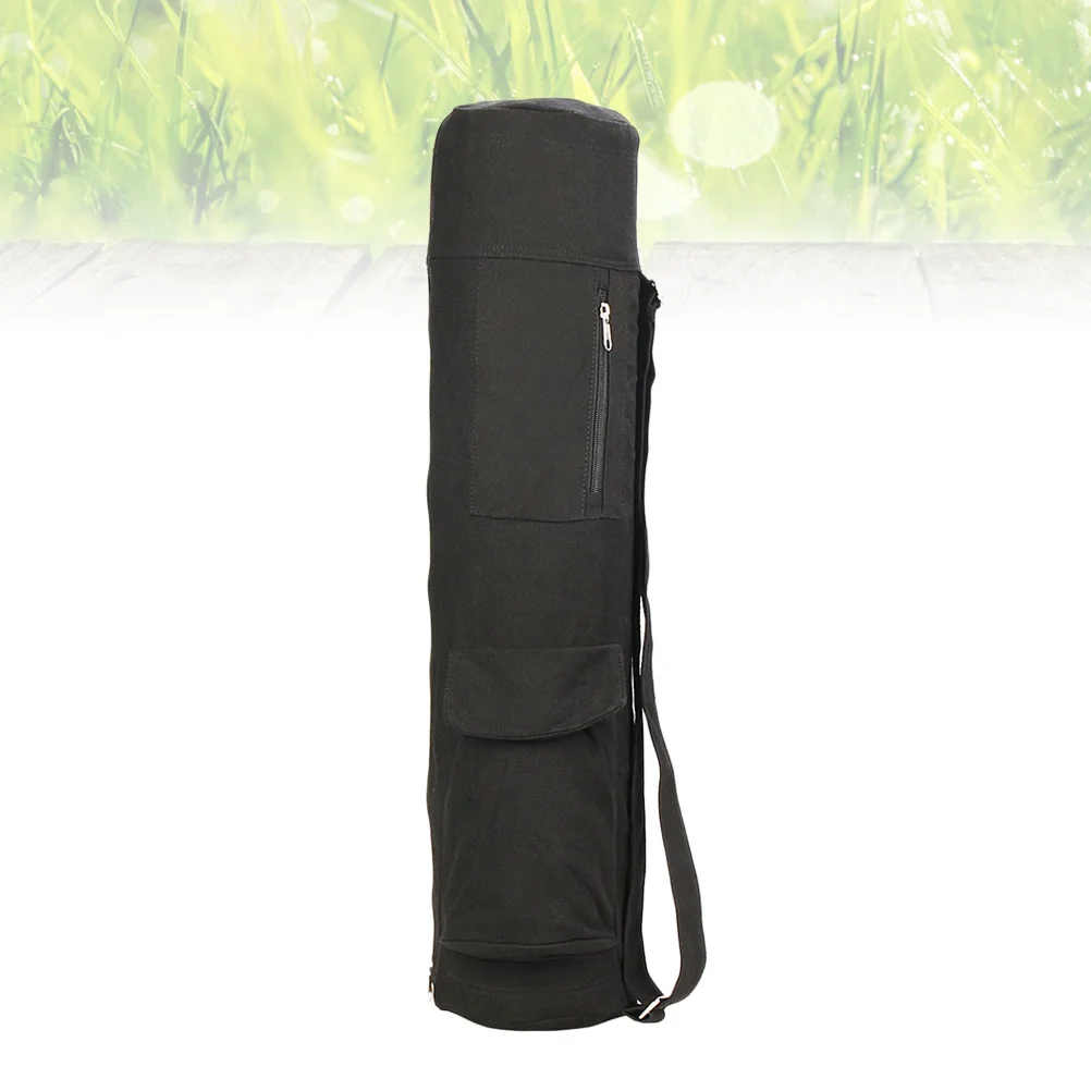 Yoga Bag Large Capacity Breathable Sling For Exercise Fitness Kettle Design Water Bottle Holder Phone Pocket Three Compartment