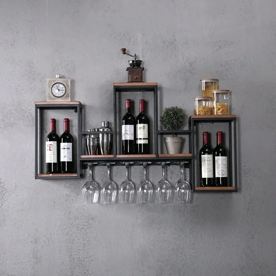 

Black Small Bar Cabinet Ideas Miniature Vertical Vintage Art Handle Drink Nordic Wine Rack Luxury Wijnrek European Furniture