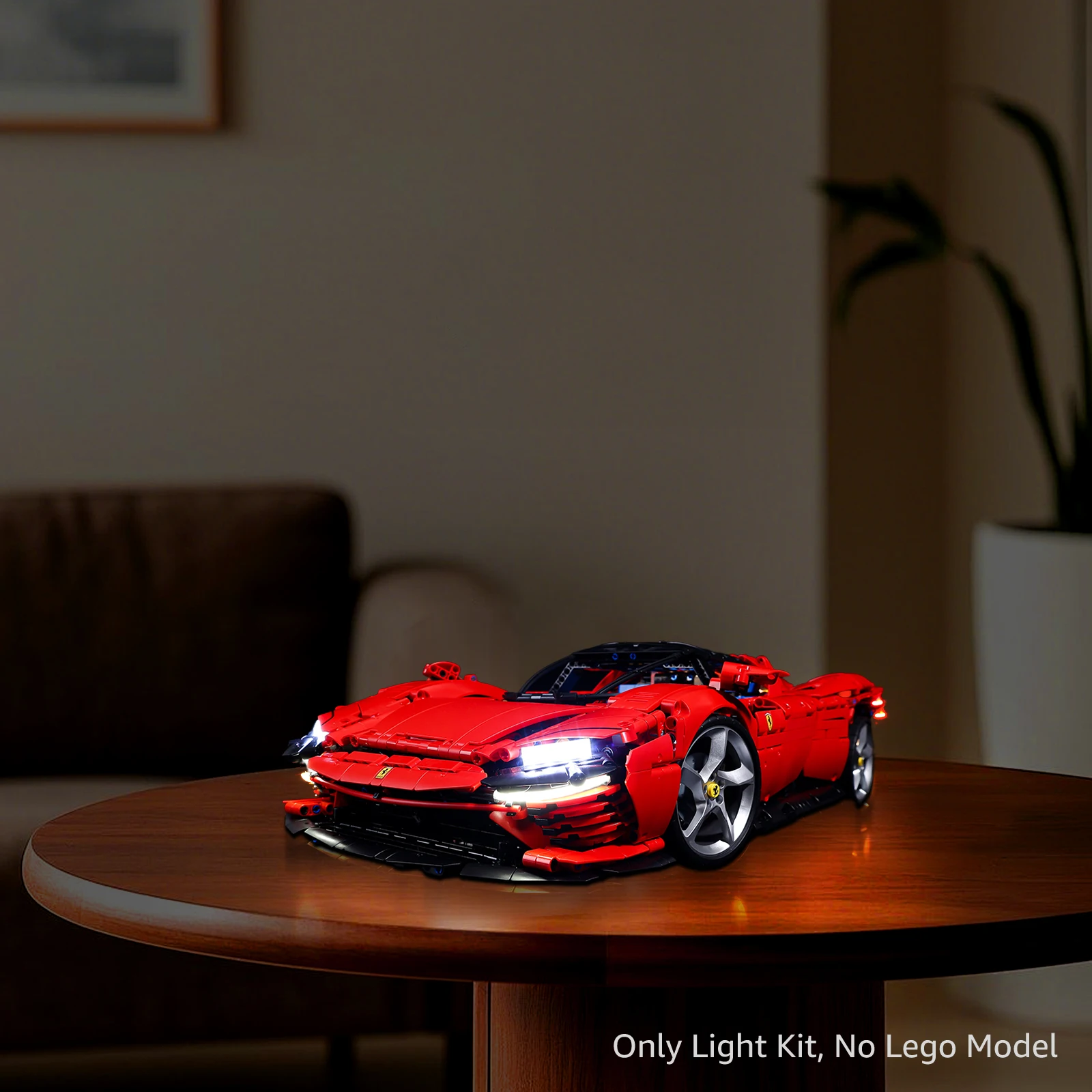 Kyglaring LED-lichtset geschikt voor Lego Ferrari Daytona SP3 42143 bouwsteen decoratieve lamp exclusief model