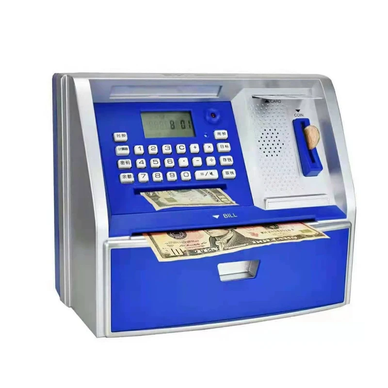 Large Password Box Piggy Bank~ATM Deposit and Withdrawal Machine, Oversized Piggy Bank with Lock, Friends Children's Gift