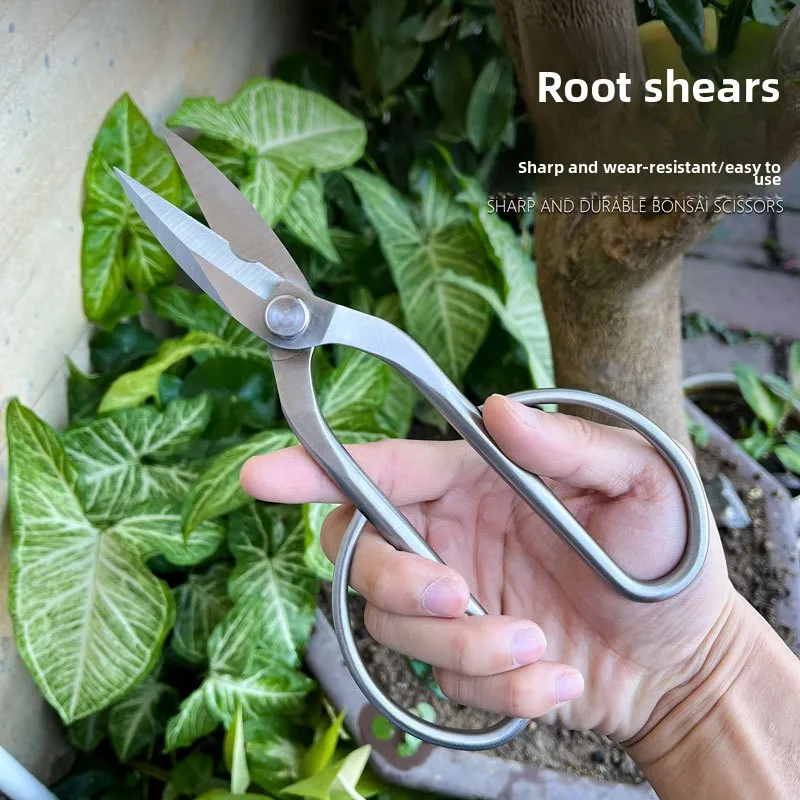 All-steel Gardening Shears Pruning Shoots and Buds Floriculture Special Tools Bonsai Branches and Leaves clippers