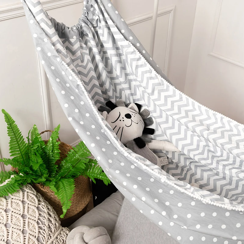 Baby Sleeping Hammock Children\'s Swing Indoor Outdoor Hanging Basket Soft Bedding Hanging Sleeping Toy Cartoon Hammocks