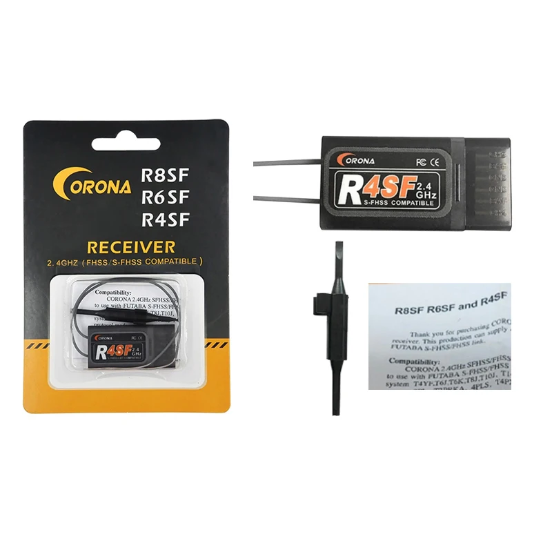 コロナ 2.4G R4SF R6SF R8SF C4SF-HV 受信機 2.4GHz 4CH/6CH/8CH RX