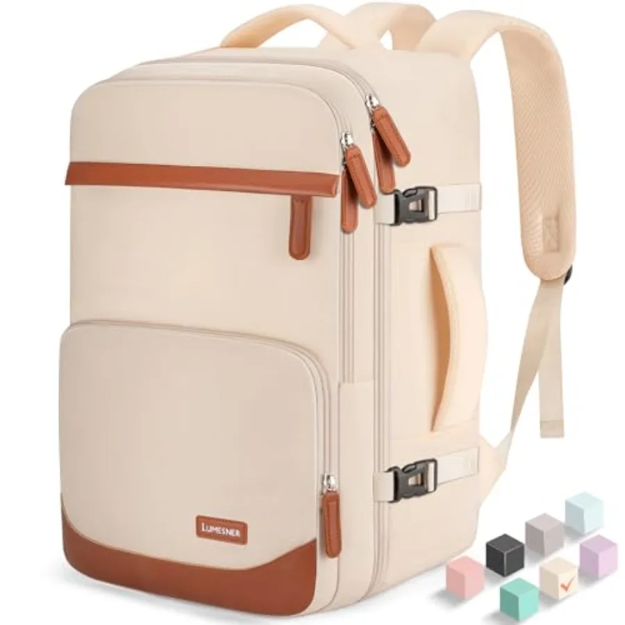 

Рюкзак для путешествий 40 л, водонепроницаемый, для мужчин и женщин, деловой рюкзак для ноутбука, для поездок и ежедневных поездок на работу, подходит для ноутбуков 15.6/15.1 дюймов