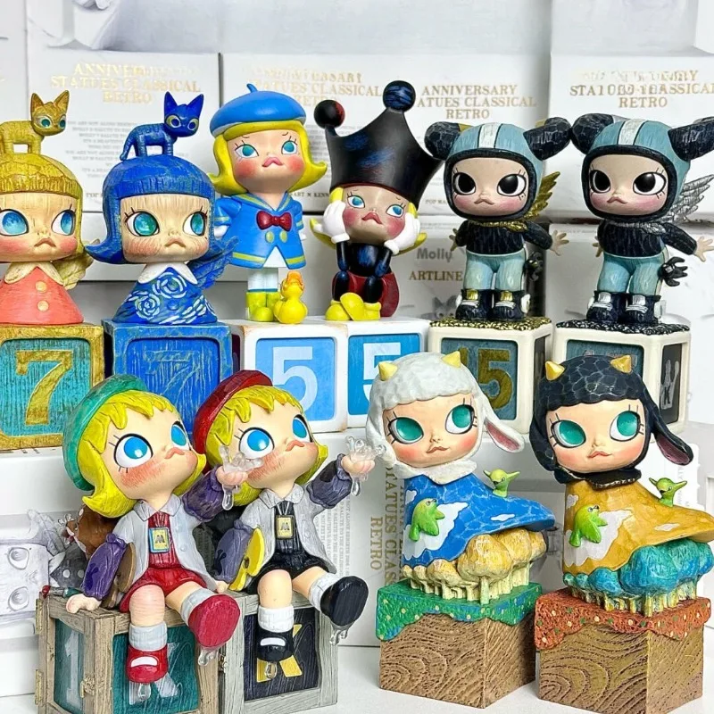 

Anniversary Sculpture Classic Return 2 Series Blind Box Mysterious Box Cute Doll Desk Decoration Creative Ornament Model Gift
