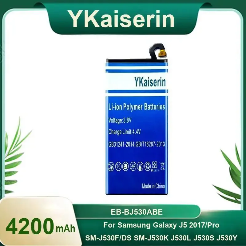 

Аккумулятор YKaiserin EB-BJ530ABE емкостью 4200 мАч для Samsung Galaxy J5 Pro/2017 J530 SM-J530K SM-J530F SM-J530Y + трек-код