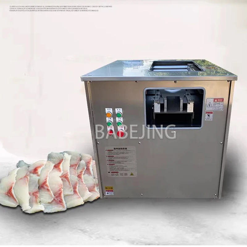 

Hot Selling Automatic Electric Fillet Cutter Commercial Table Salmon Sashimi Cutter