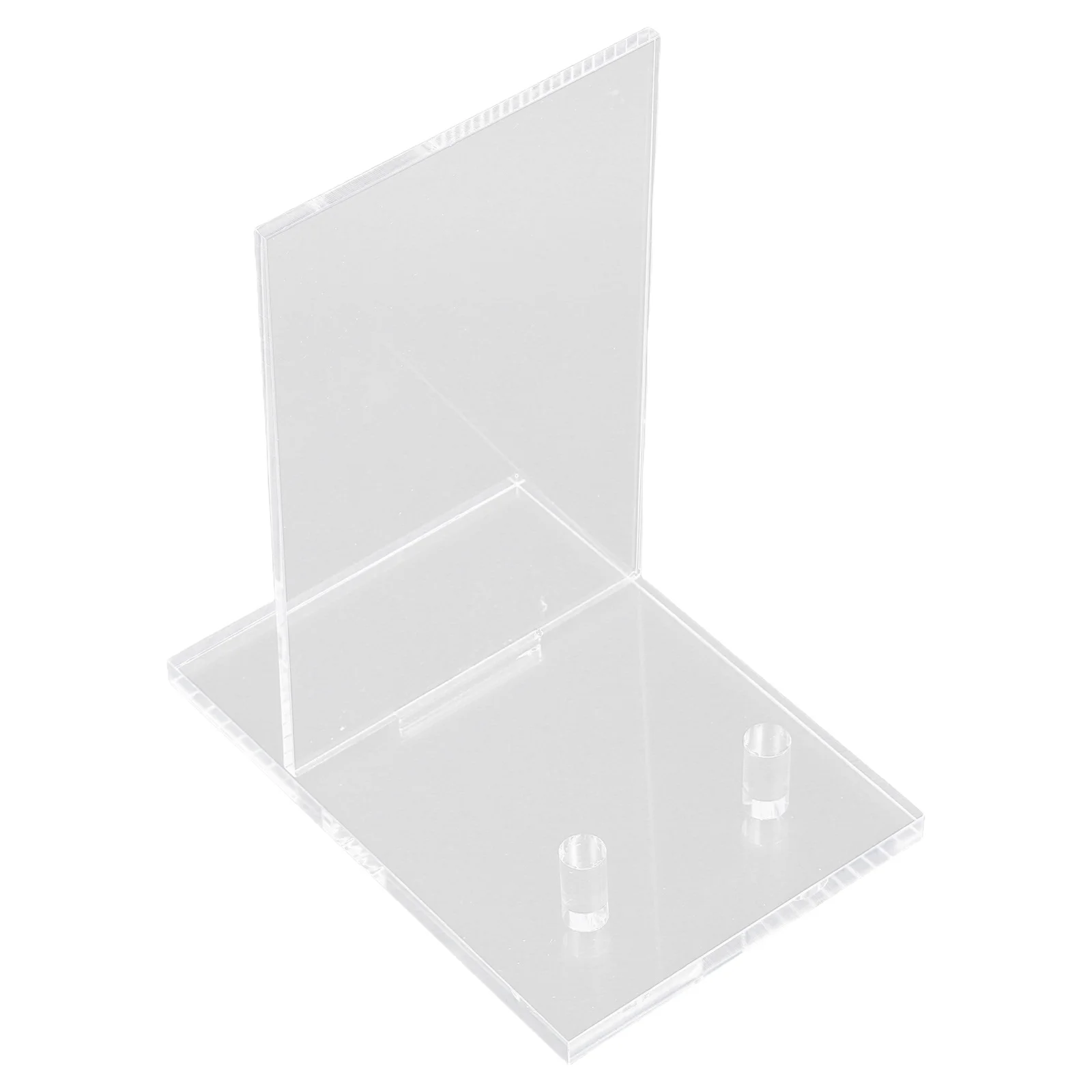 

Acrylic Frame Stand Easel Book Plate Holder Clear Desktop Display Rack for Home Office Library School Museum Pictures Menus