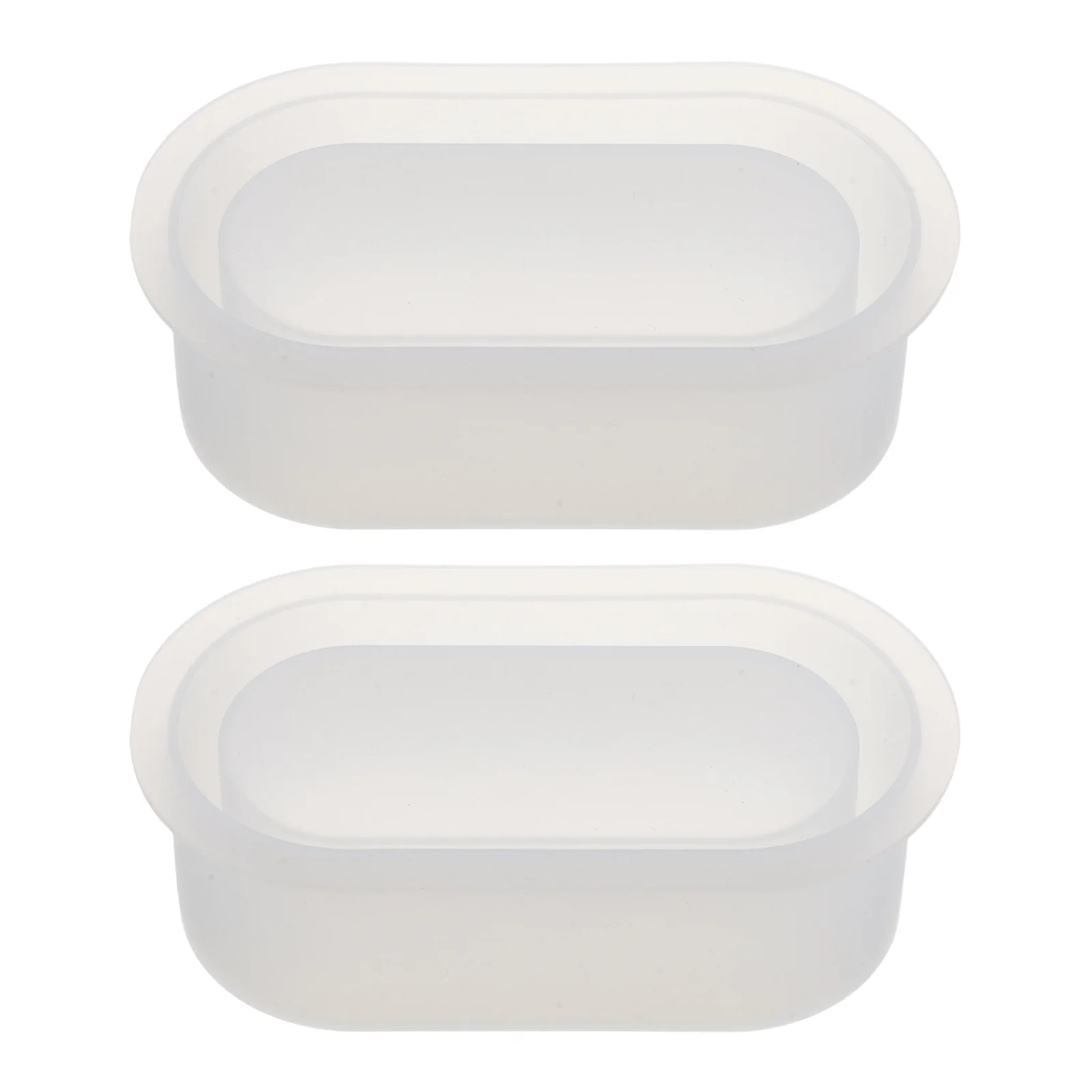 

2Pcs Unique Oval Silicone Flower Pot Molds Resin Concrete Vase DIY Crafting Tool for Modern Home Decor Molds for Cement