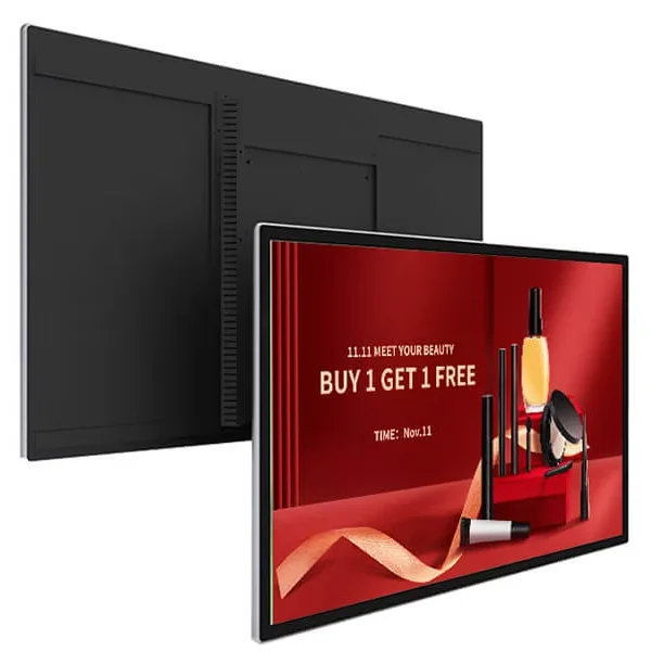 

32 Inch LCD Indoor Advertising For Shopping Malls Restaurants Cinemas Marketing Hanging Display Poster