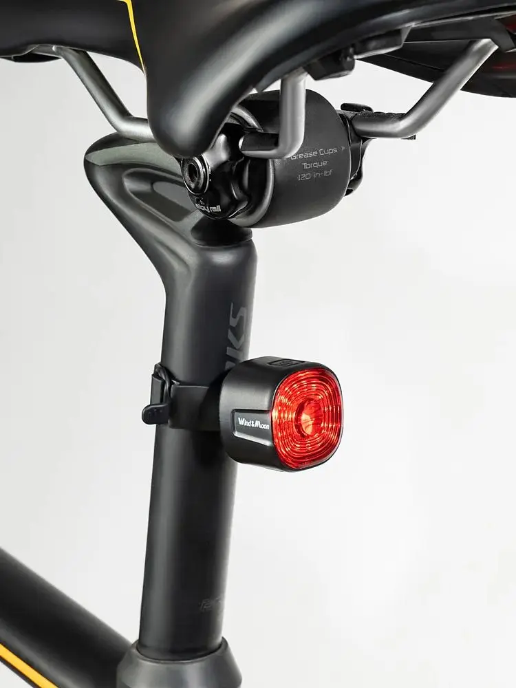 AliExpress Wind&Moon Bicycle taillights, intelligent taillights for bicycles, waterproof brake sensing lights for seat pillars/saddles/bags