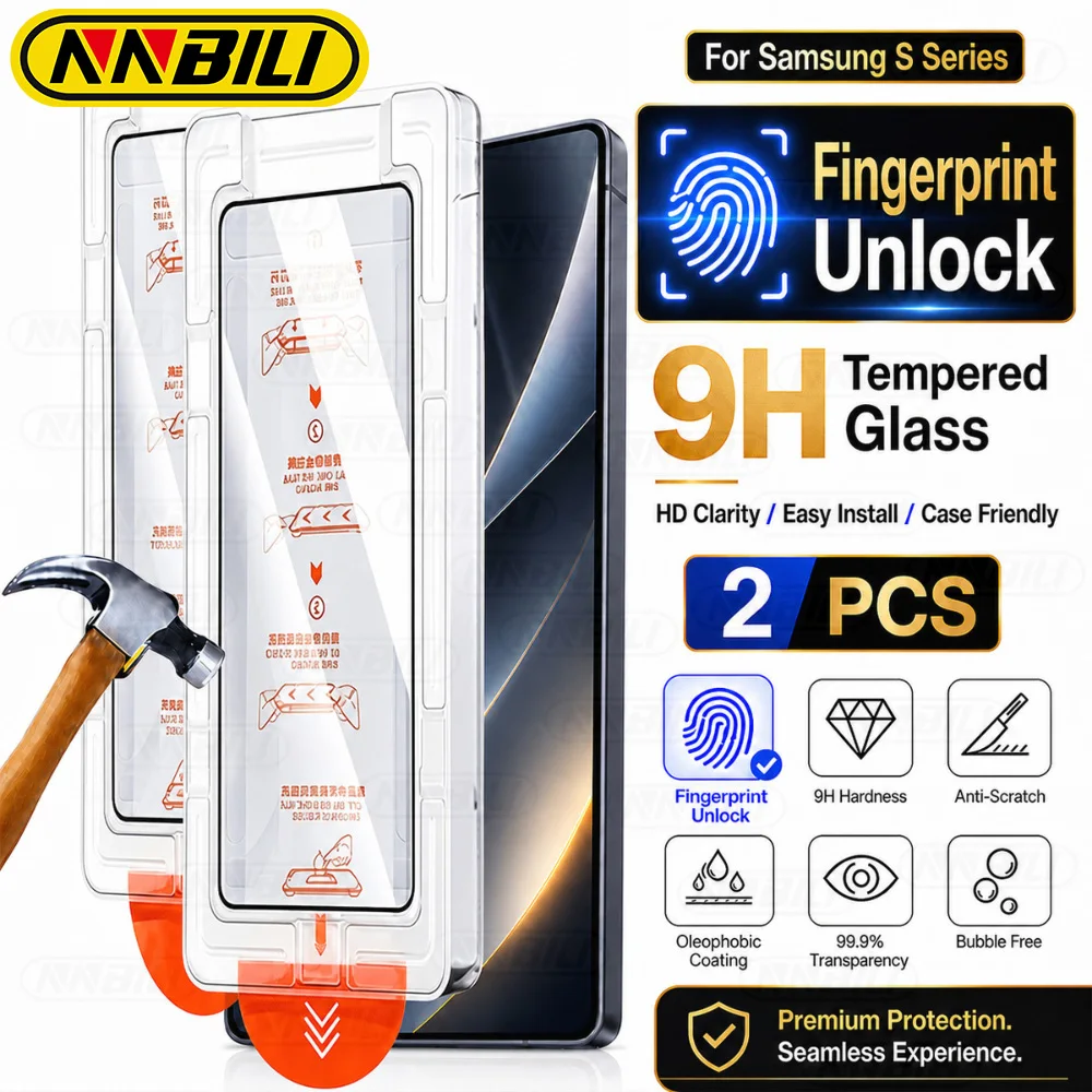 NNBILI 2er-Pack HD Dust-Free Warehouse Transparent, staubfrei, einfache Installation, Displayschutzfolie, für Samsung Galaxy S26 Ultra