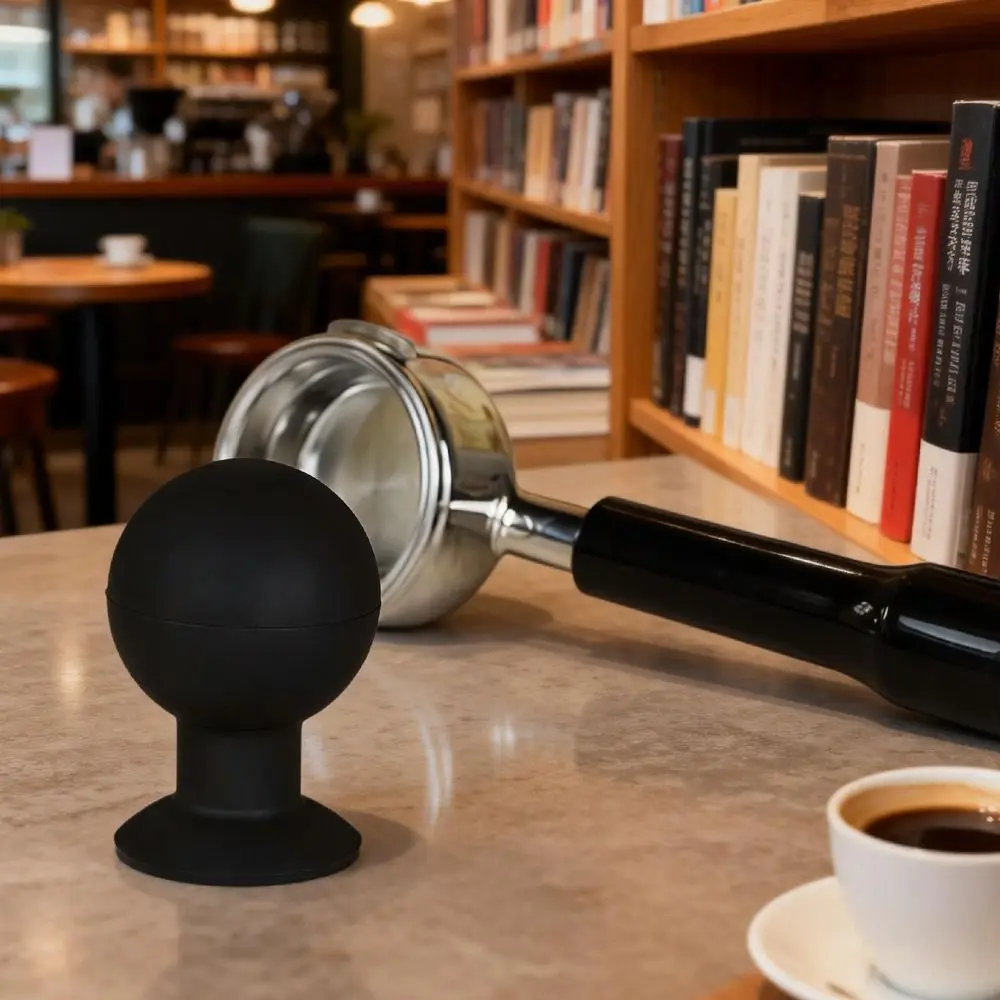 Ultra Quiet Coffee Powder Suction Cup Dirt Free 51/58mm Espresso Cleaning Tool Elastic Universal Size Grind Waste Collector