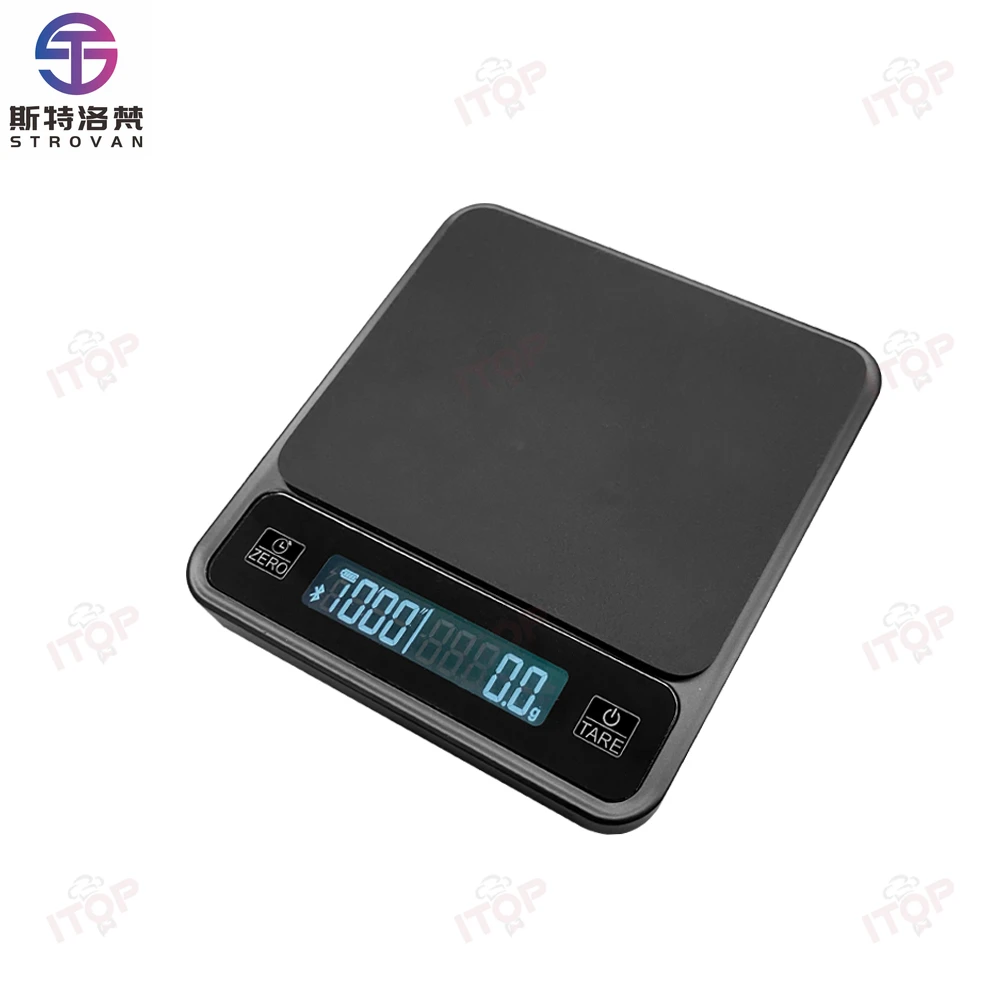 STLF JW 도매 미니 커피 디지털 저울 2kg/0.1g 고정밀 커피 저울 타이머 LED 고화질 디스플레이 포함