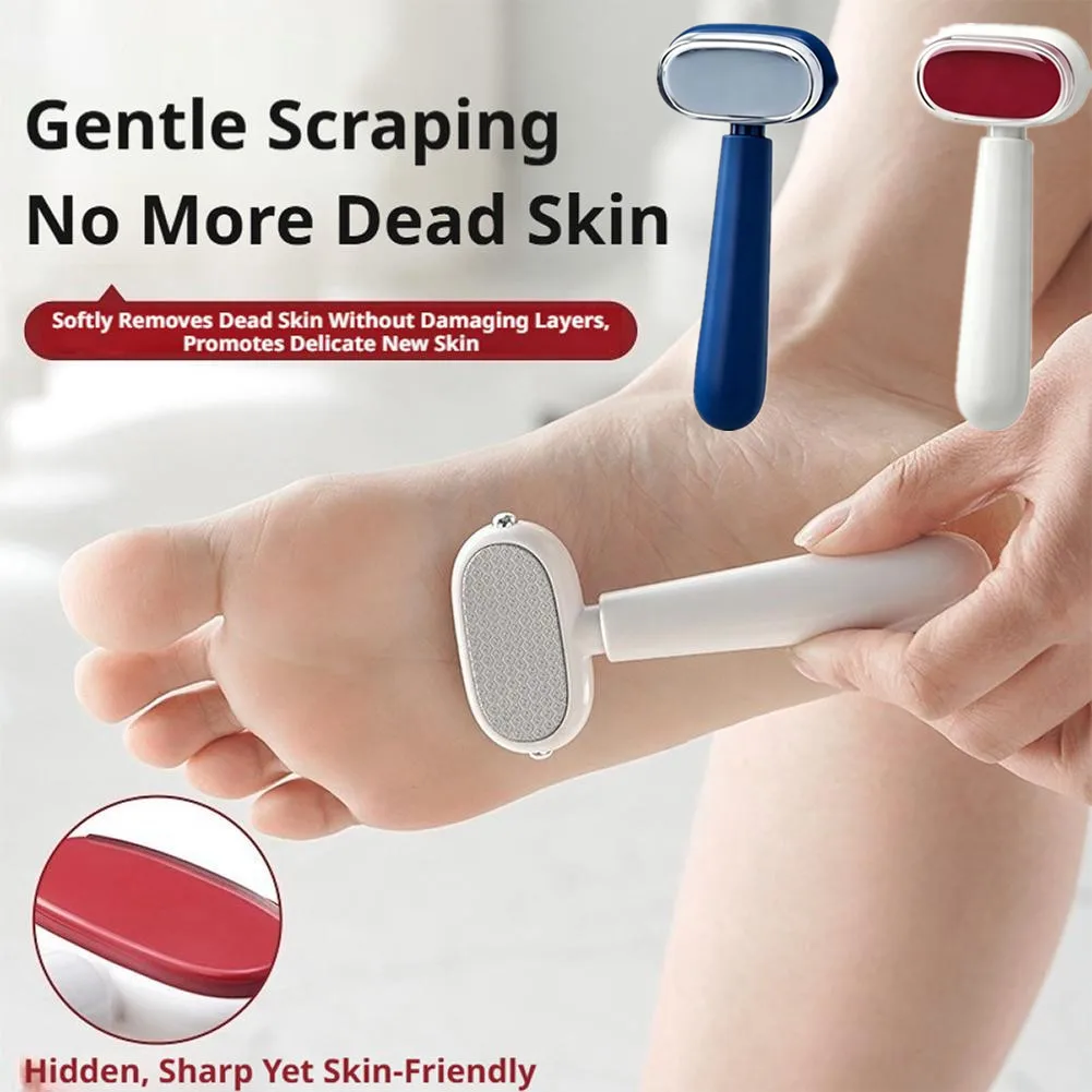 Double-Sided Multifunctional Manual Pedicure Removes Built-Up Dry Skin Layers Gentle Foot Scraper Washable Home Use Tools