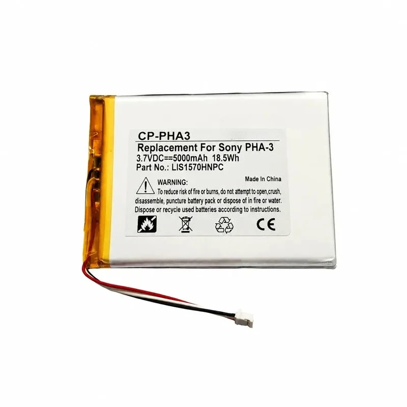 Аккумулятор для усилителя для наушников Sony PHA-3, замена LIS1570HNPC, перезаряжаемый литий-ионный аккумулятор, высокая емкость, мощный источник питания