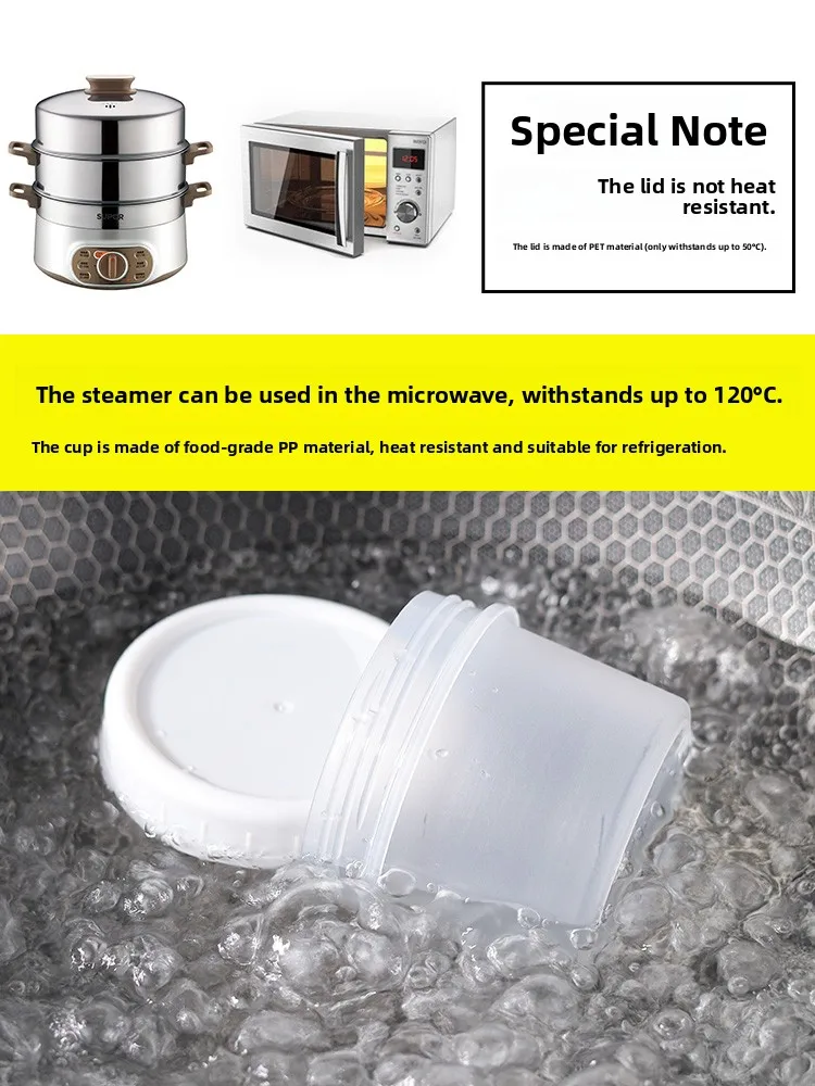 

Heat Resistant Disposable Dert Cup with Lid Ice Cr Box Pudding Container Commercial Use Yogurt Cup for Food Service