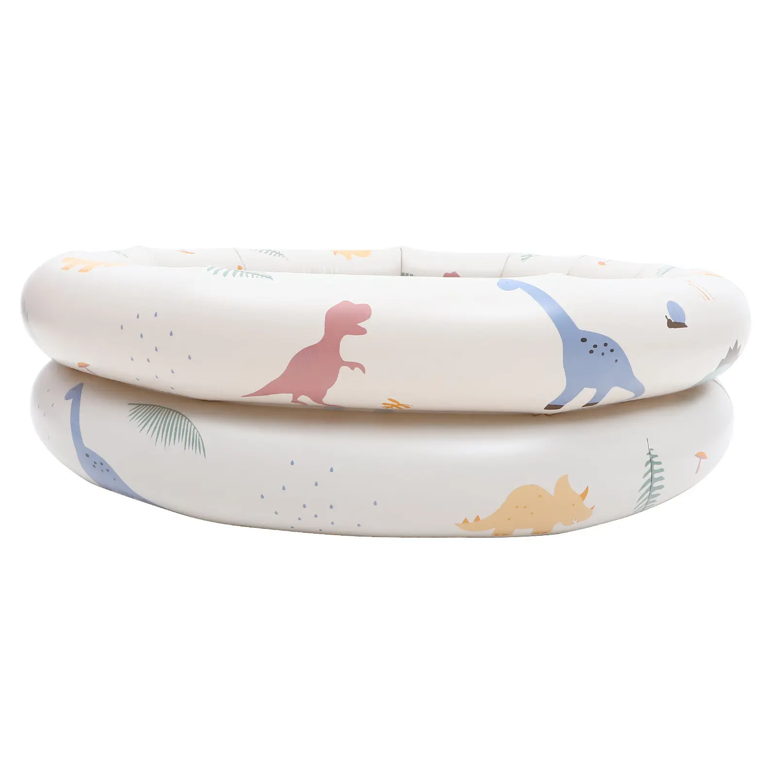 dinosaur-inflatable-swimming-pool-90-retro-striped-thickened-baby-pool-ocean-ball-tub-kids-fun-round-design-small-size-summer
