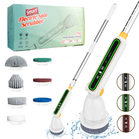 Handheld Kitchen Cleaning Tool Electric Cleaning Brush 12-in-1 Cleaner Sink Bathroom Wash Brush Bathtub Brush USB Type