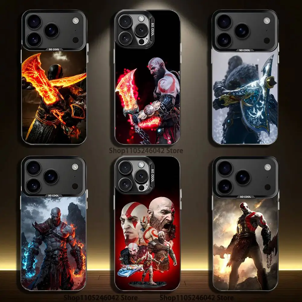 

Game G-God of W-War For Black Candy Matte Cover iPhone 17,16,15,14,13,12,11,Mini,Pro,E,SE4,XS,MAX