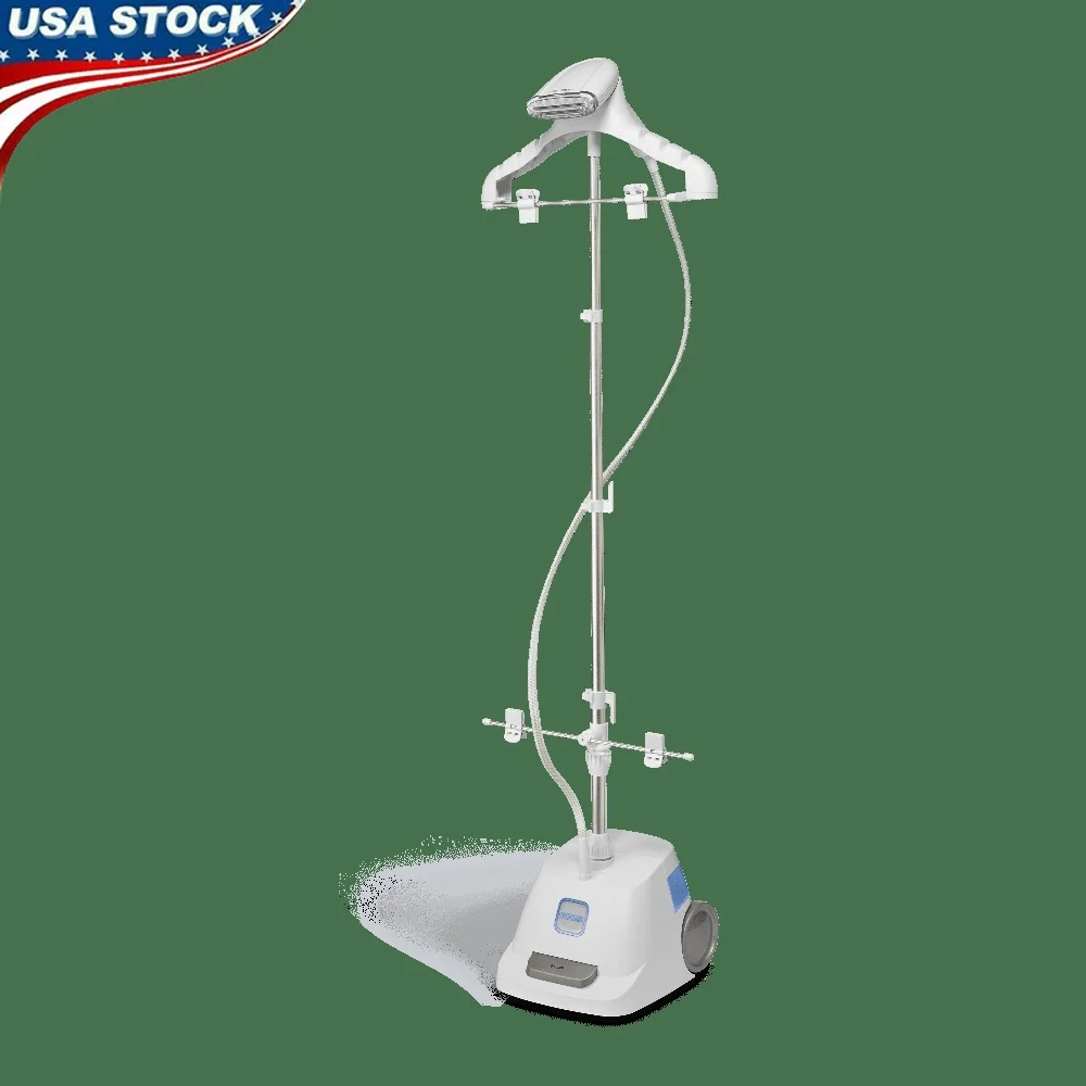 المهنية تستقيم آلة تنظيف الملابس بالبخار 1875 واط قوية البخار المزدوجة قائمة 90 دقيقة مكافحة الكالس تصفية المياه الملحقات