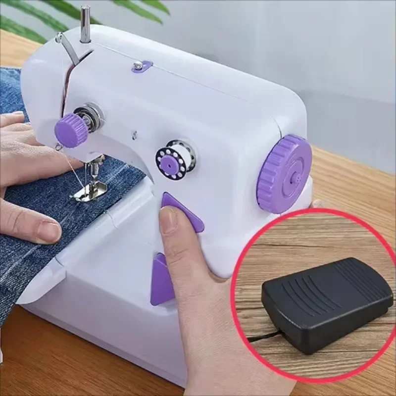 new style hot selling mini household portable for Foot-stepping automatic 303 electric sewing machine