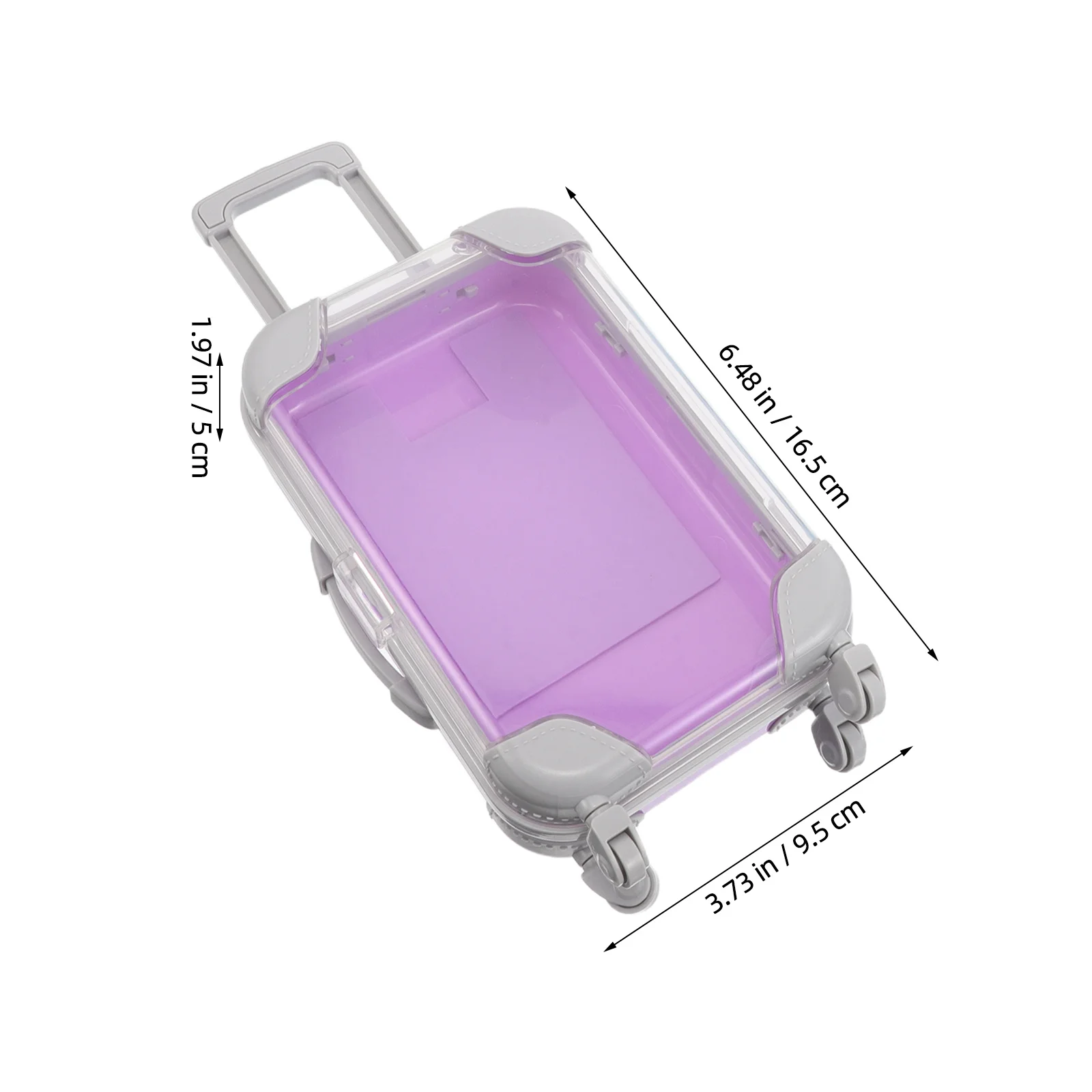 10Pcs Mini Transparent Suitcase Candy Boxes Plastic Travel Candy Box Small Luggage Prop Wedding Baby Shower Party Favor Storage