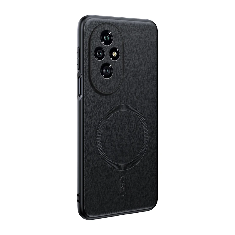 Für Honor 200 Hülle Magnetische Leder-Schutzhülle Für Honor 200 Hochwertige Anti-Fingerabdruck Rutschfeste PC+TPU – Detail 2